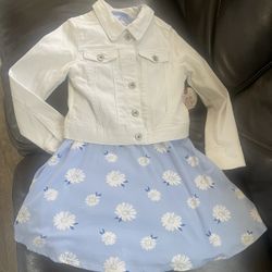 Denim Jacket Dress Set