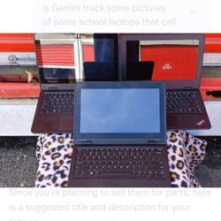 Lot of (3) Lenovo ThinkPad yoga 11.6-11e" Rugged Laptop For Parts/Repair