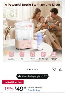 Momfann Baby Bottle Sterilizer and Dryer