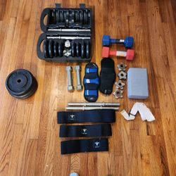 Weights, Dumbells, Resistance Bands