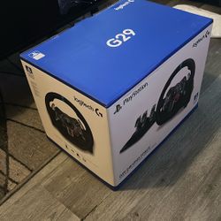 Brand new G29 wheel + pedals + H Shifter