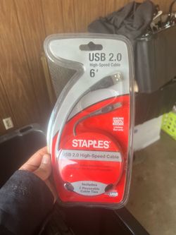 6-foot USB 2.0 high-speed cable