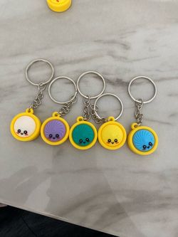 Mini dumpling keychain
