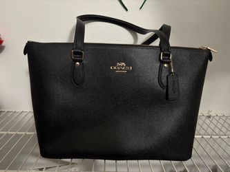 Coach city Black Leather Tote Bag