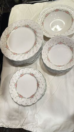 Nikko Japan “Garland” China Set Of 10 