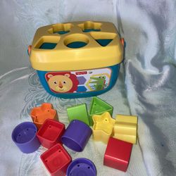 Fisher, Price Babies First Blocks  Shape, Sorter Bucket 