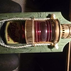 STROHS RED LIGHTED Wall  LANTURN $80 