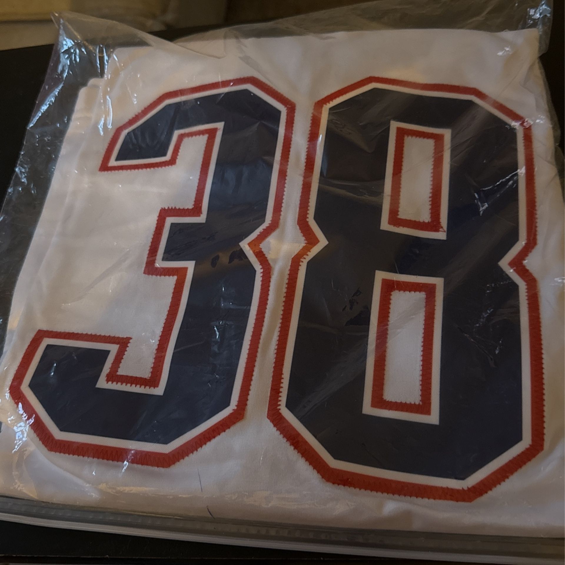 Authentic Rhamondre Stevenson New England Patriot Jersey