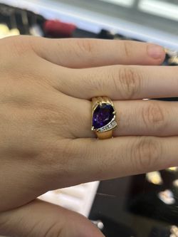 14k Gold Birthstone ring