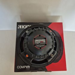 KICKER ( 1 ) 10 INCH DUAL 4 OHM VOICE COIL CAR SUBWOOFER 700 WATTS ( BRAND NEW PRICE IS LOWEST INSTALL NOT AVAILABLE )
