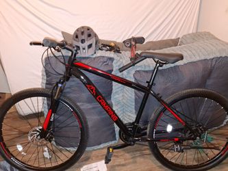 Mountain bike helmet lock and pump new