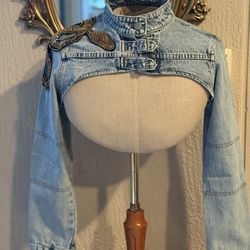 Cropped Top Jean Jacket