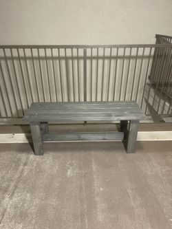 Wood Bench