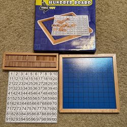 Number Puzzle (Wooden Chips)/Hundred Board