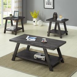 3pc End Table Set 