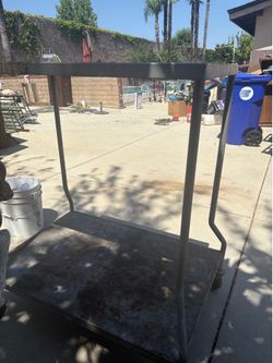 Vintage welding cart