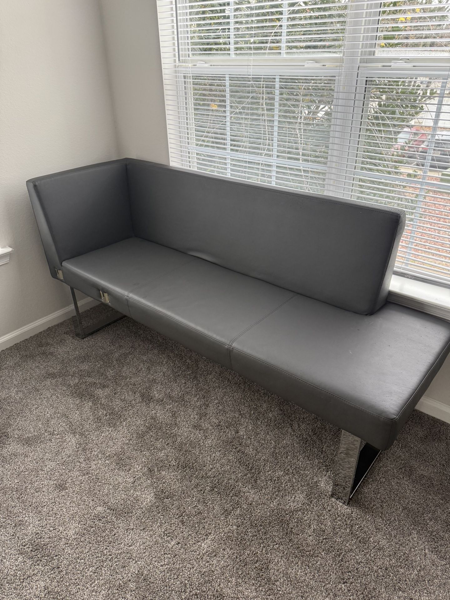 Leather Corner Sofa Bench