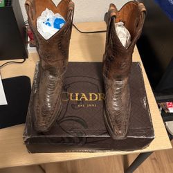 Cuadra Foot Ostrich Boots 