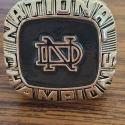 Notre Dame Championship Ring 
