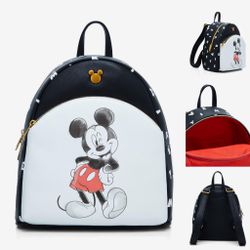 Loungefly Disney Mickey Mouse Wink Mini Backpack 