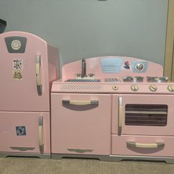 Pink kids kitchen