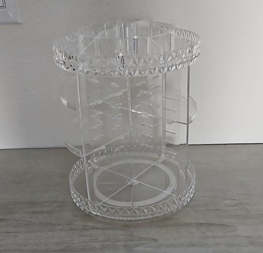 Rotating Tabletop Carousel Markup Storage Container