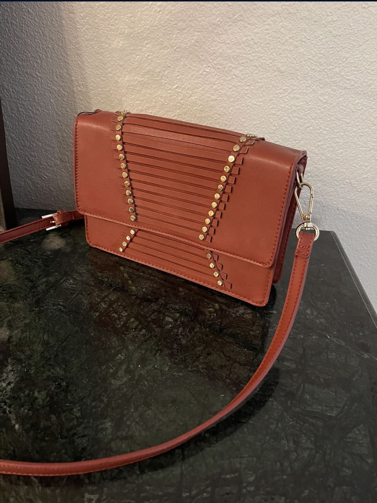 Tan Crossbody Bag