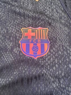 Barcelona away soccer jersey