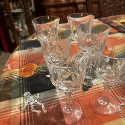 Nice Cristal D’Arques Wine Glasses Set Of 6