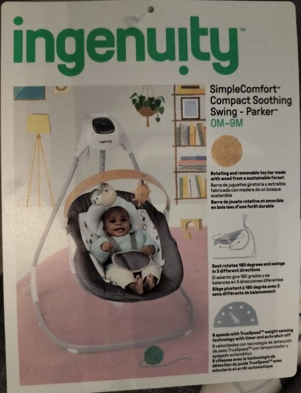 Ingenuity - Compact Soothing Swing