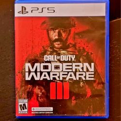 Call of Duty, Modern Warfare 3 PS5 game