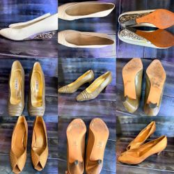 Vintage Italian Leather Shoe And Purse Bundle