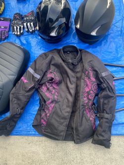 HWK women’s motorcycle jacket large