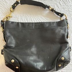 Coach Black leather Bag