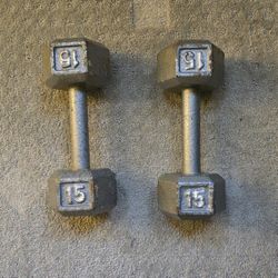 15 Pound Dumbbells
