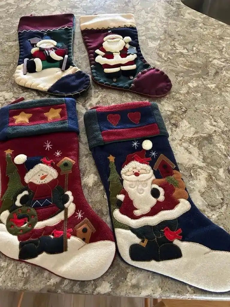 Set Of 4 Christmas Stocking