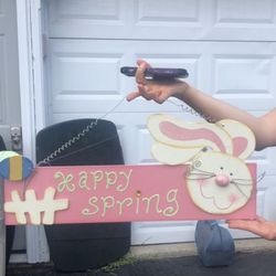 Happy spring sign