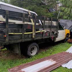 1990 GMC Sierra Flatbed 14000 Gross Weight Needs Engine New Tires 3500 Dollars