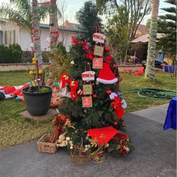 arbol navideno y acsesorios estras