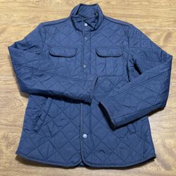 American Eagle Outfitters Navy Blue Quilted Design lightweight Jacket size XS