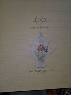 Lenox Butterfly Meadow Coffee/Tea pot