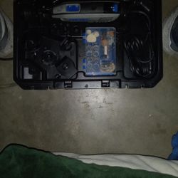 4300 Series 1.8 Amp Variable Speed Corded Rotary Tool Kit w/ Mounted Light, 40 Accessories, 5 Attachments, Carrying Case