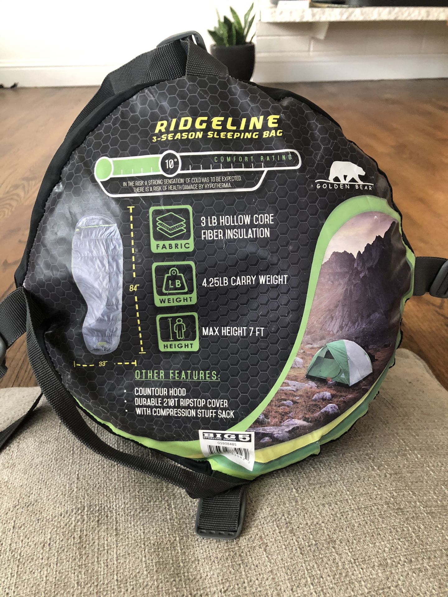 Golden Bear Ridgeline +10° Mummy Bag