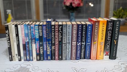 Sue Grafton Alphabet Mystery Series Hardcover Collection A to Y