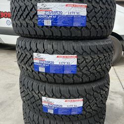 BRAND NEW SET OF ALL TERRAIN TIRES 275/55r20 275/55/20