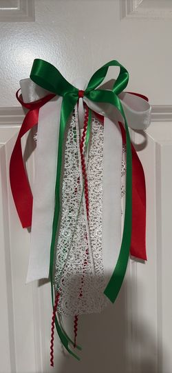 Mexico inspired hair bow clips