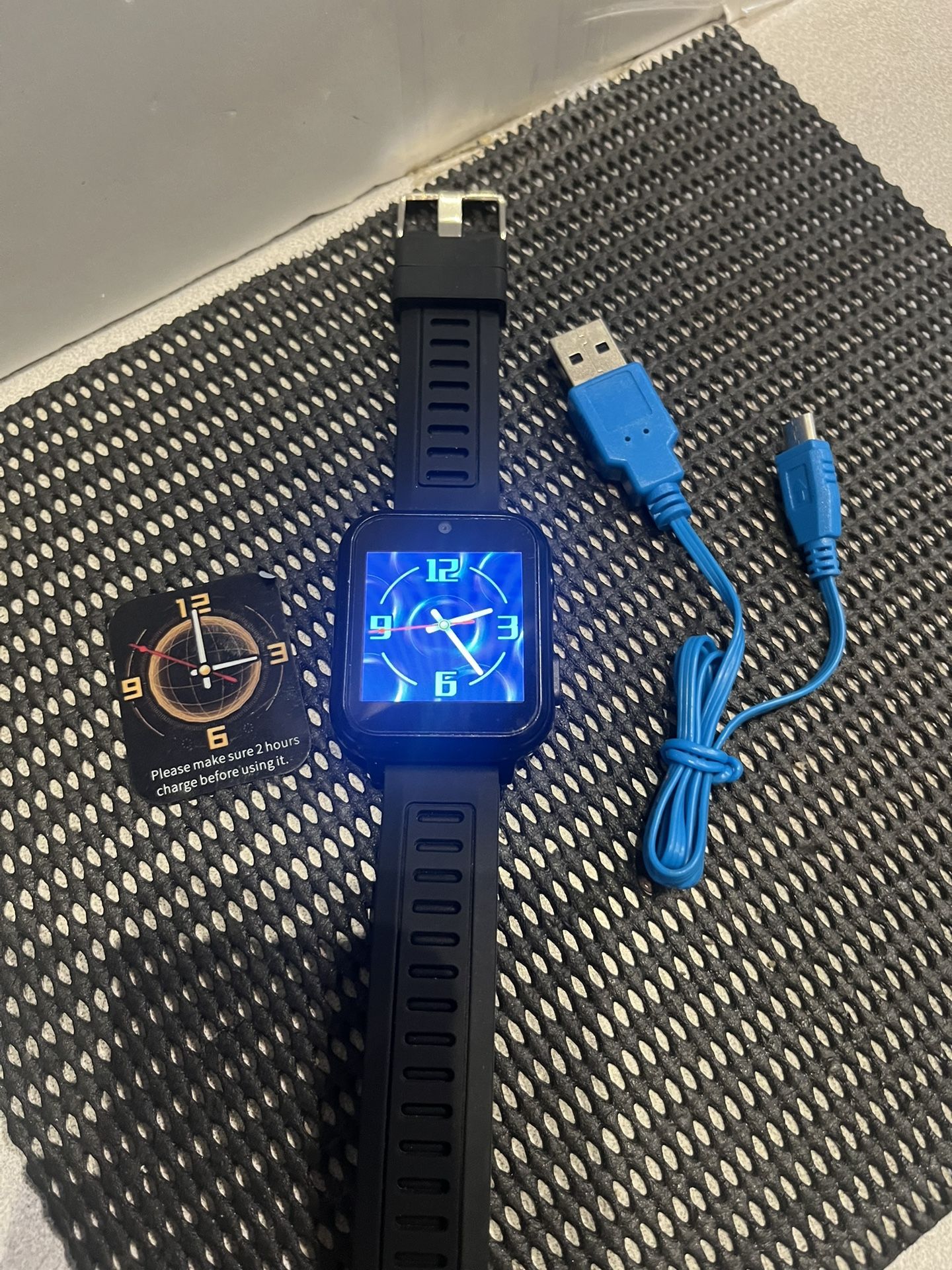 Kids Smartwatch camera games in Black