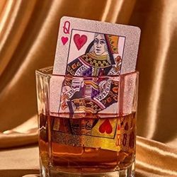 Who's Ready for More Bling? Elegant Rose Gold *Waterproof* Playing Cards!
