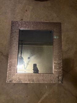 20 in mirror gold brown frame