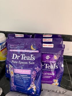 Dr. Teal’s Epsom Salt - never used - moving!